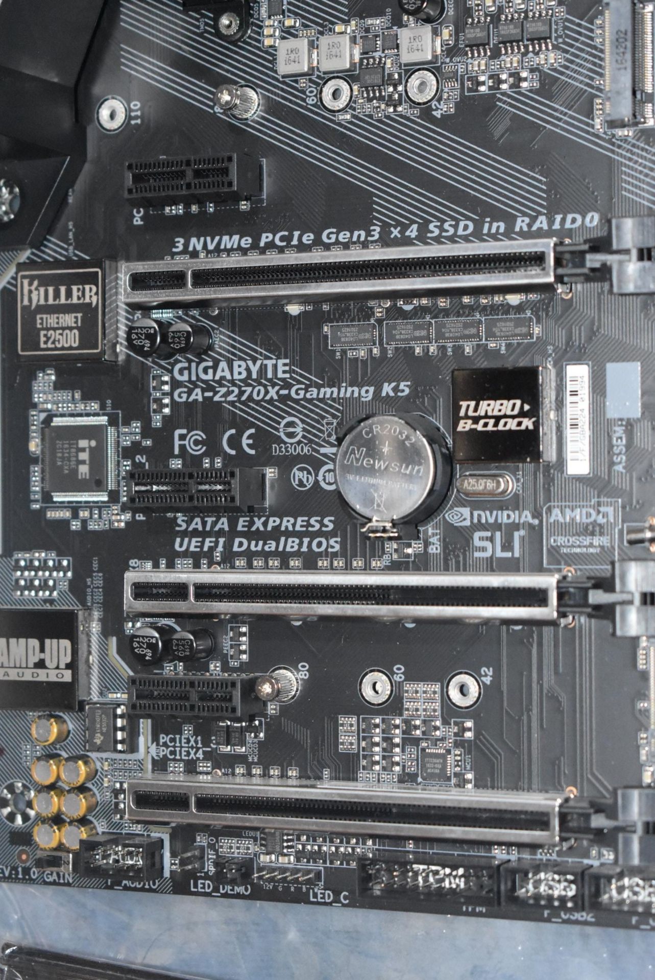 1 x Gigabyte Aorus GA-Z270X-Gaming K5 Motherboard For Intel Processors N101 - Image 3 of 6