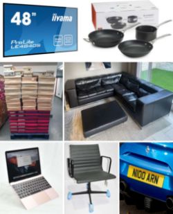 19th March: GENERAL AUCTION & COMPUTER SALE: Homewares, Designer Furniture, Contents of Exclusive Properties, Pallets of Shoes, Tools & More