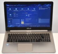 1 x Asus N580V 15.6 Inch Laptop - Core i7-7700HQ, 8GB DDR4 Ram, 240GB SSD, Windows 11 and GTX1050