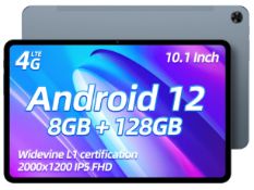 1 x Telcast T40 10.4 Inch Tablet - Octa Core, 8GB Ram, 128GB, 2K Display, Fast Charging - RRP £180