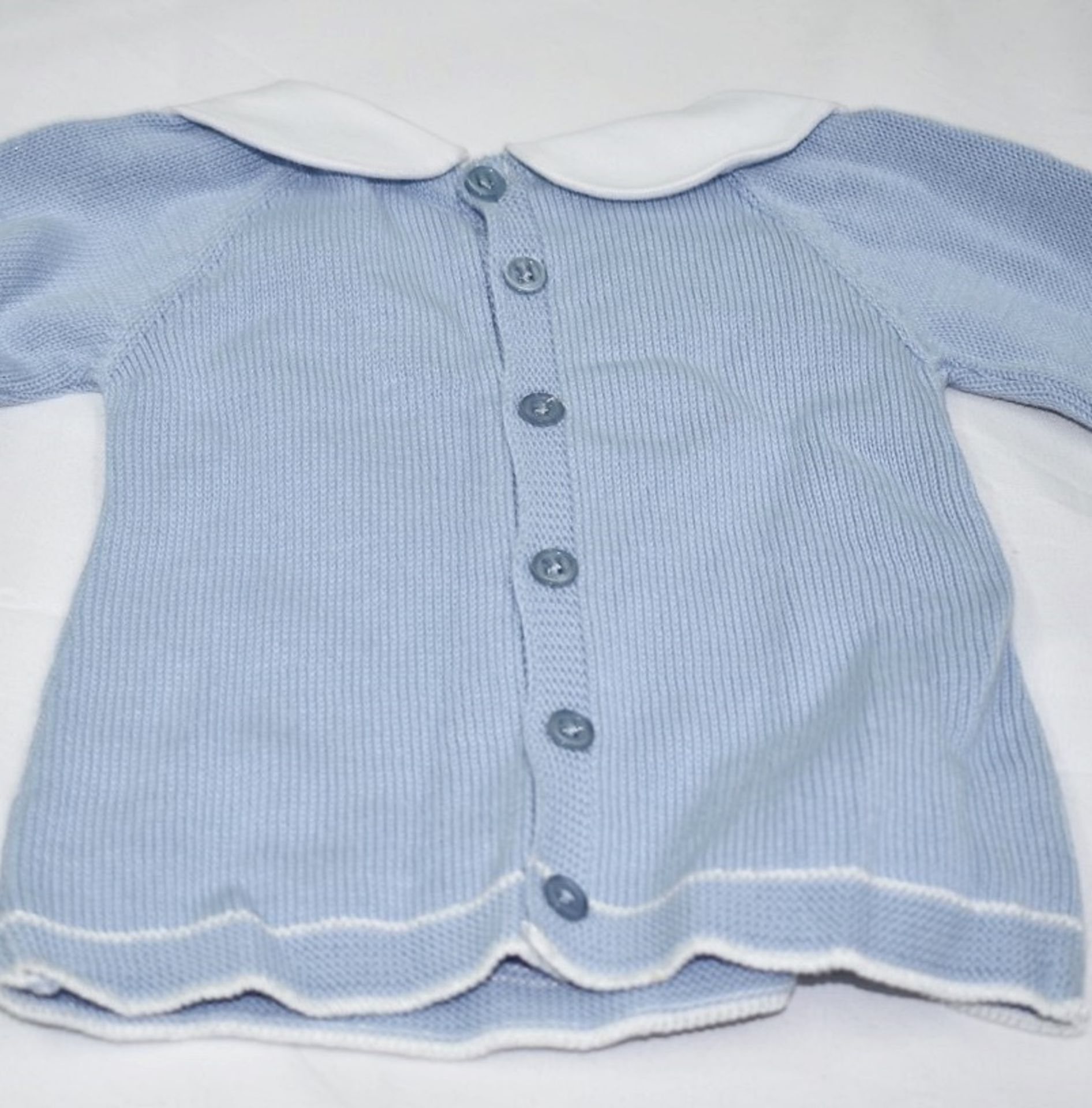 1 x PAZ RODRIGUEZ 2-Piece Knitted (Sweater, Pants) Set, in Cloud Blue, 6mth - Original Price £79.95 - Image 3 of 7