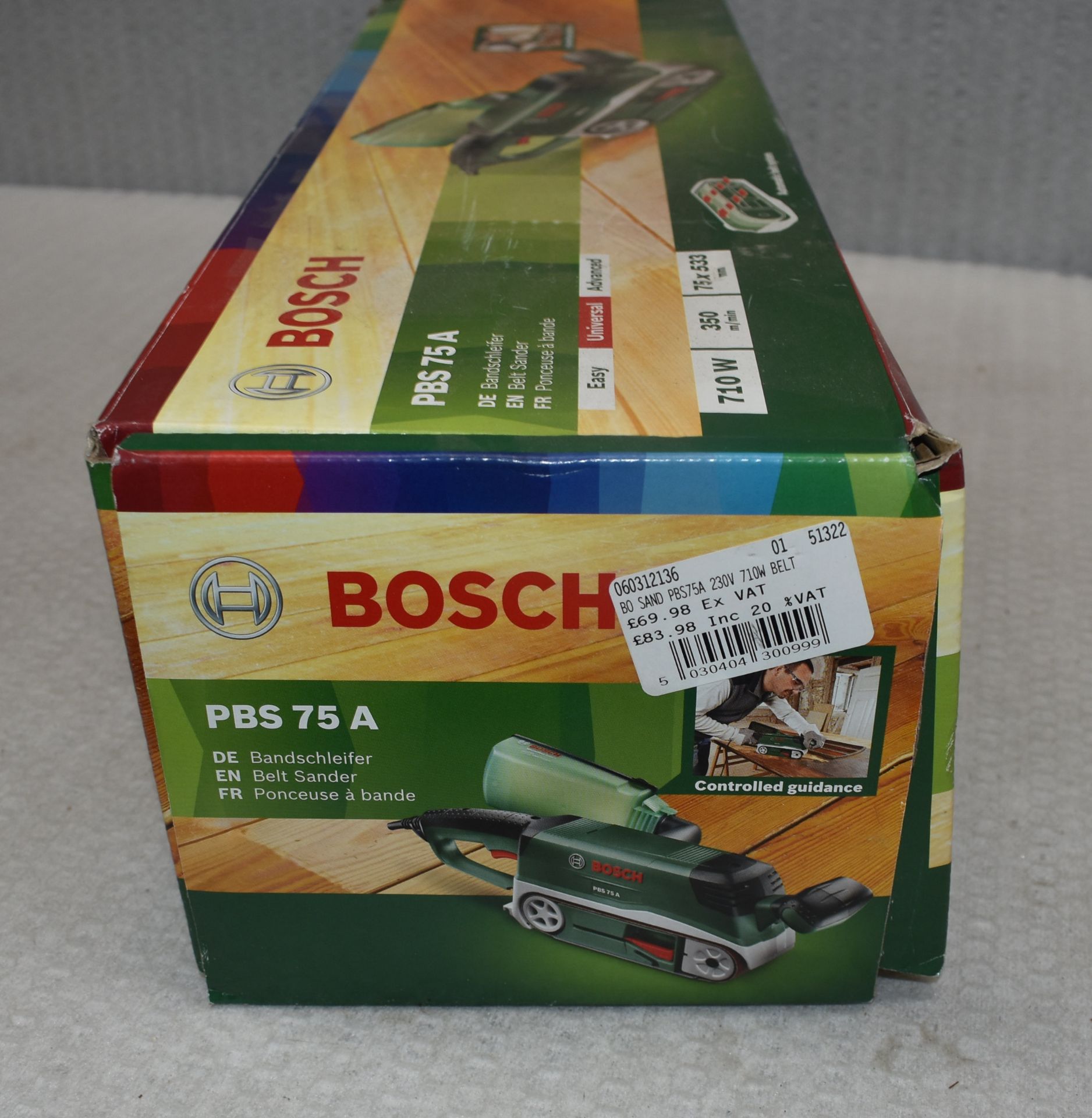 1 x BOSCH 710W Belt Sander - 230V - PBS75A - RRP £84 - Ref: K242 - CL905 - Location: Altrincham WA14 - Image 8 of 16