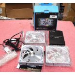 3 x Lian Li Uni Fan SL120 RGB 120mm Fans For PC Cases - Unused Boxed Stock