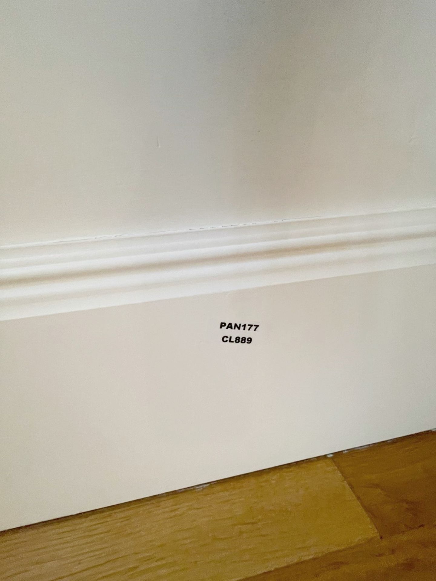 Approximately 17-metres of Timber Painted Skirting Boards in White, Height 23cm - Ref: PAN177 - Image 6 of 8