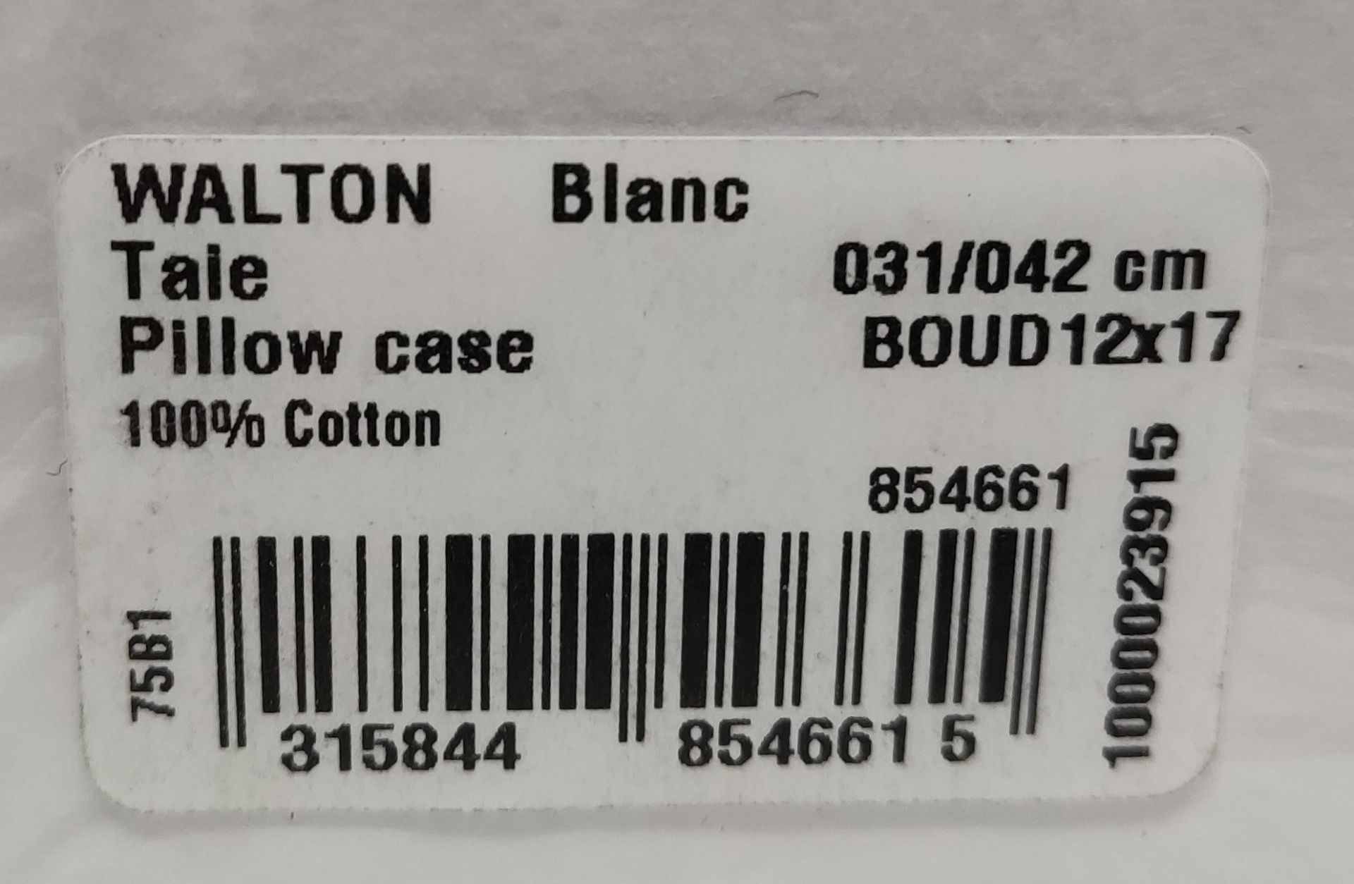 1 x YVES DELORME Walton Boudoir Pillowcase 30X40cm - Original RRP £99.95 - Ref: 4400854/HJL491/C28/ - Image 4 of 9