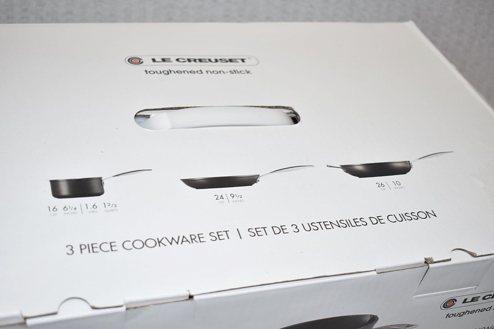 Set of 3 x LE CREUSET Toughened Non-Stick Pan, in Black - Original Price £299.00 - Image 10 of 21