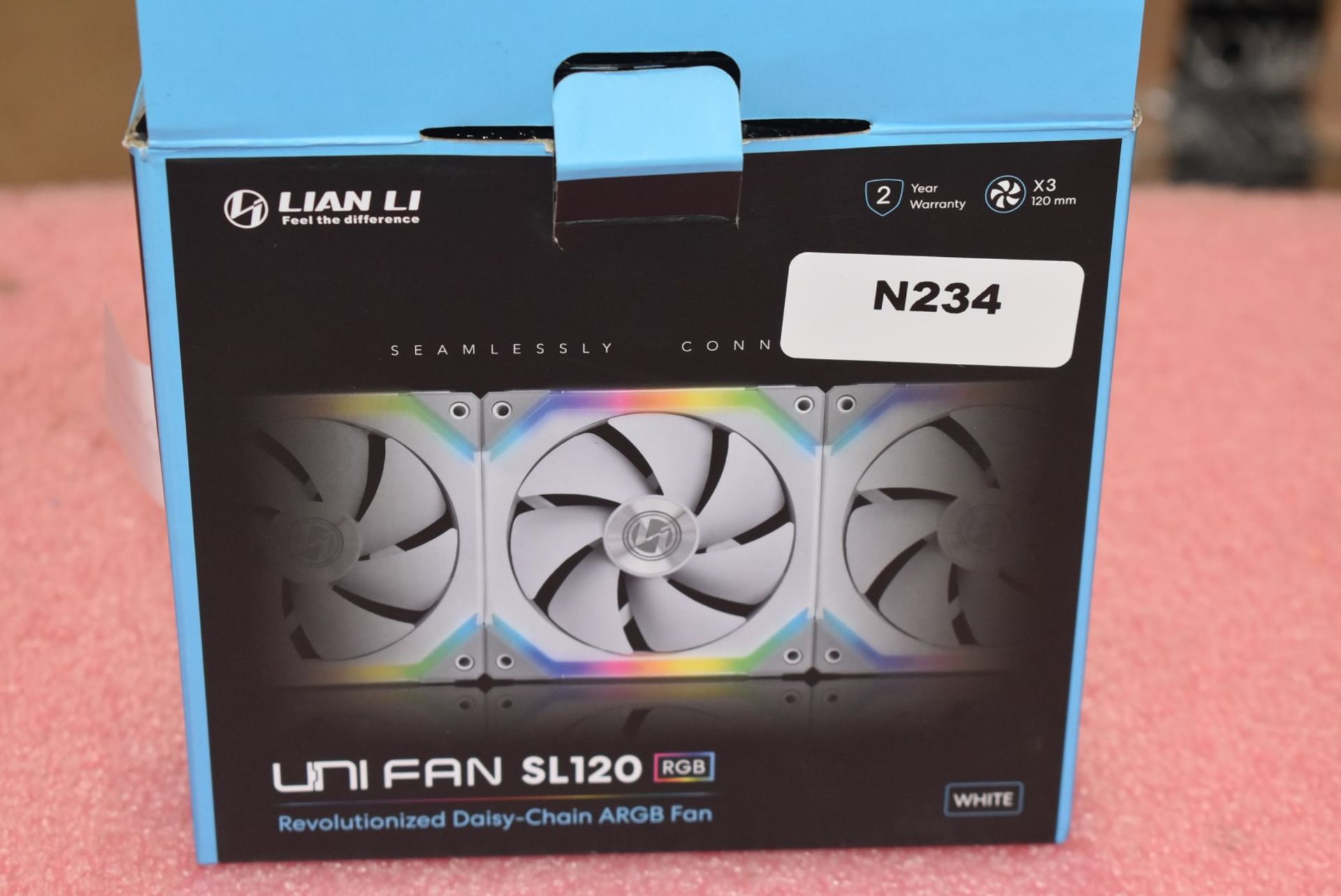 3 x Lian Li Uni Fan SL120 RGB 120mm Fans For PC Cases - Unused Boxed Stock - Image 3 of 6