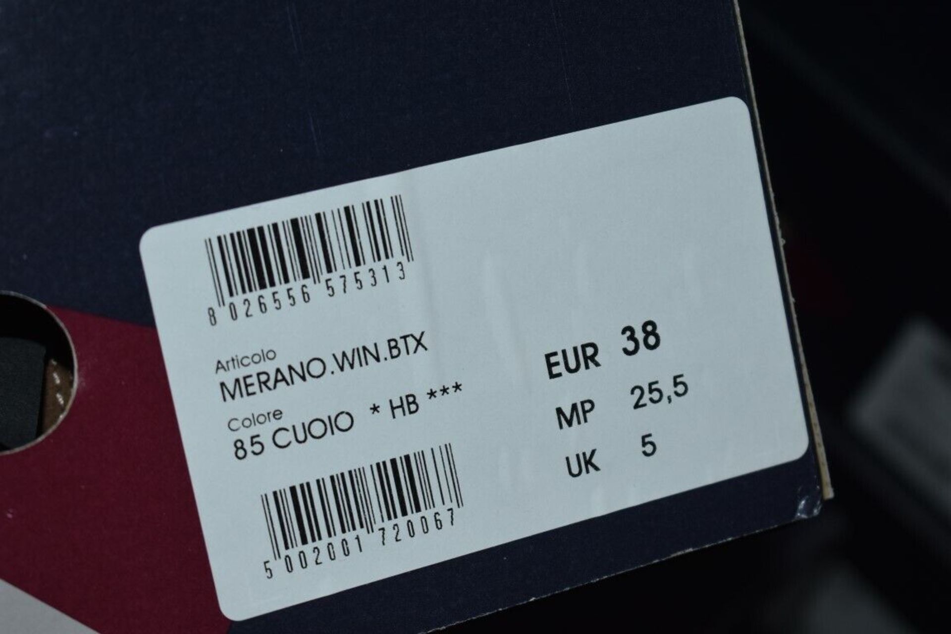 1 x Pair of Designer Olang Women's Winter Boots - Merano.Win.BTX 85 Cuoio - Euro Size 38 - New Boxed - Image 2 of 3