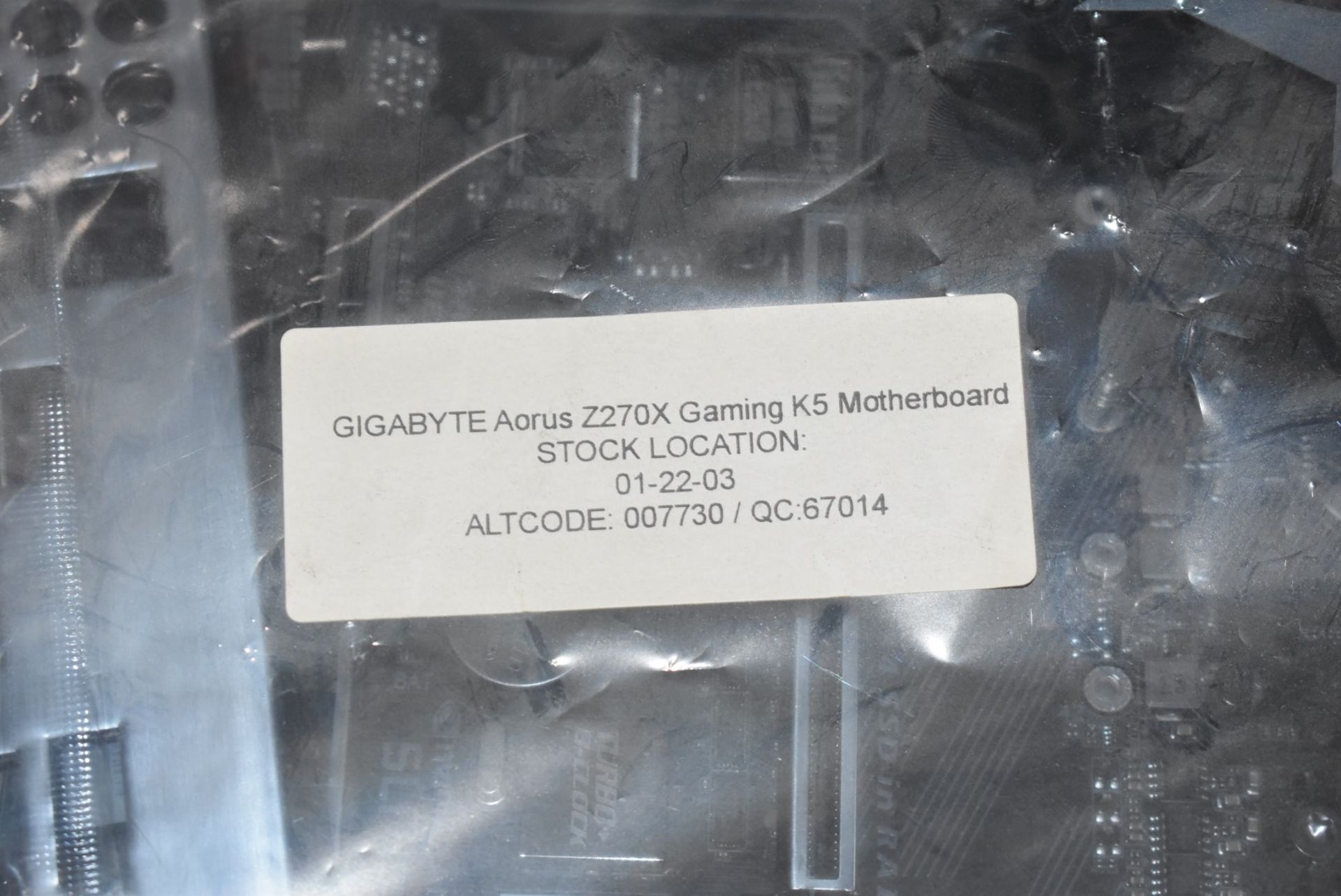 1 x Gigabyte Aorus GA-Z270X-Gaming K5 Motherboard For Intel Processors N101 - Image 2 of 6