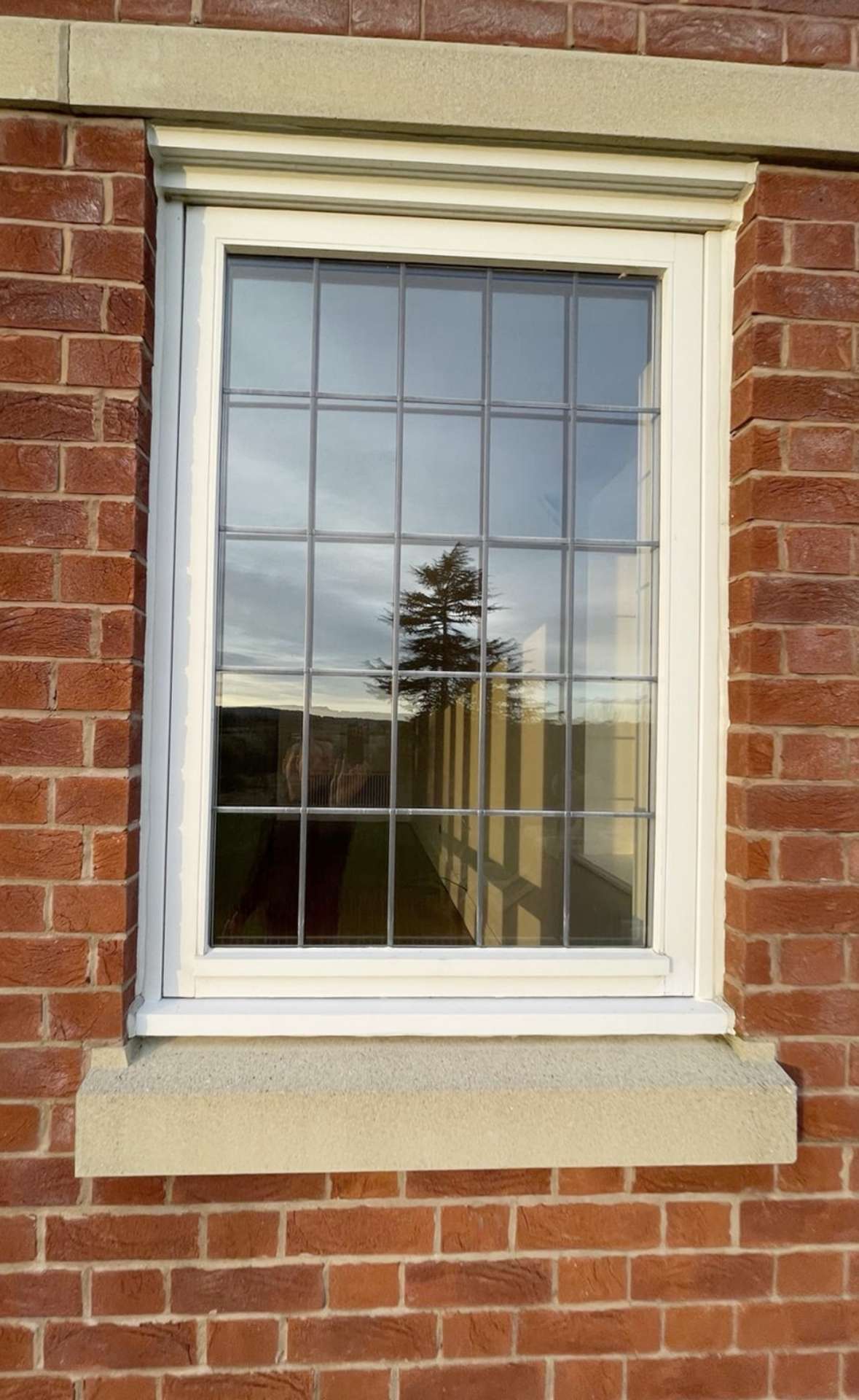 2 Window Frame 1 x Hardwood Timber Double Glazed & Leaded Window Frame - Ref: PAN156 ...