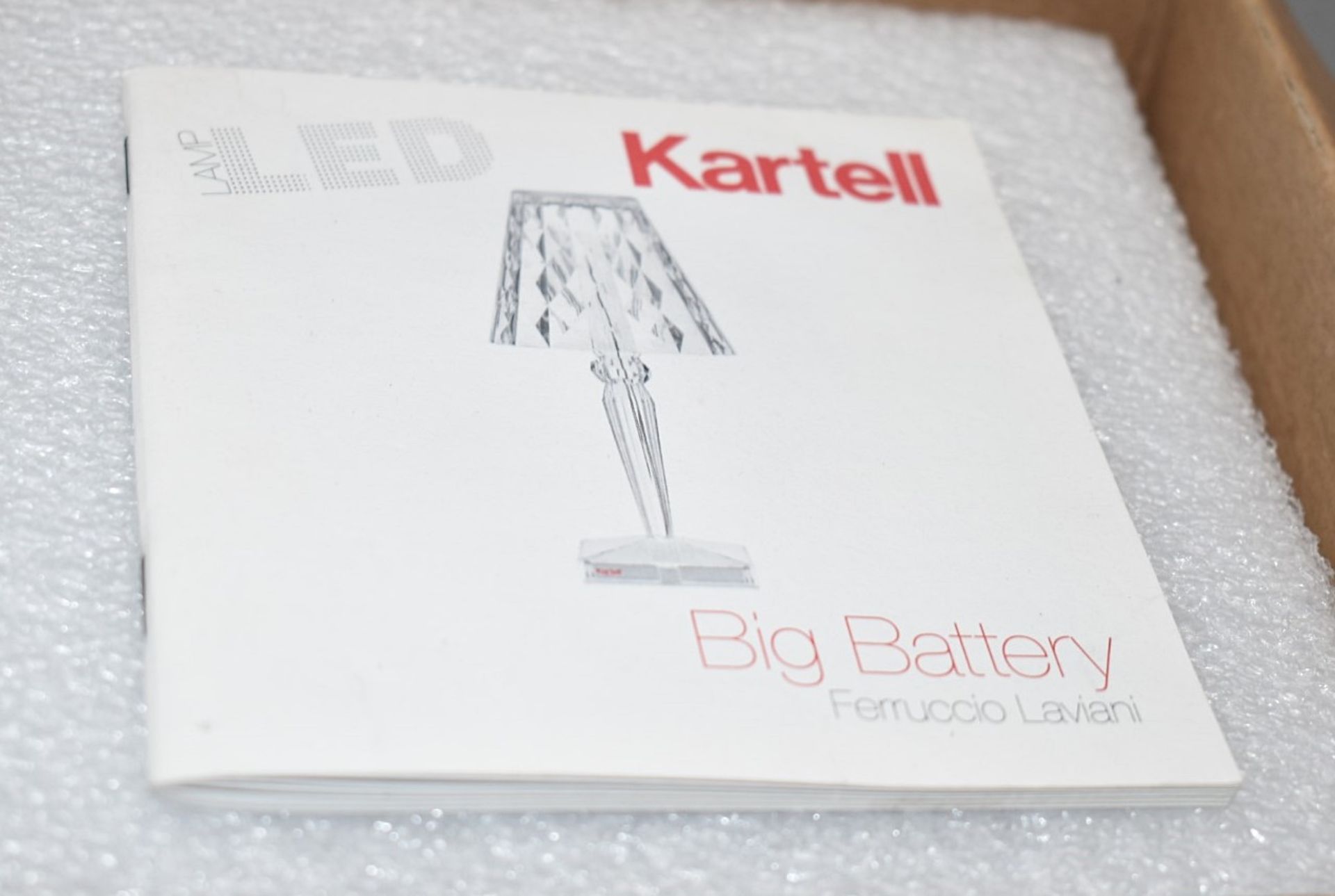 1 x KARTELL 'Big Battery' Designer Table Lamp  - Original Price £200.00 - Unused Boxed Stock - Image 10 of 12