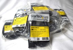 18 x StarTech 3m D8-9 Pin Serial Cables - New in Packets