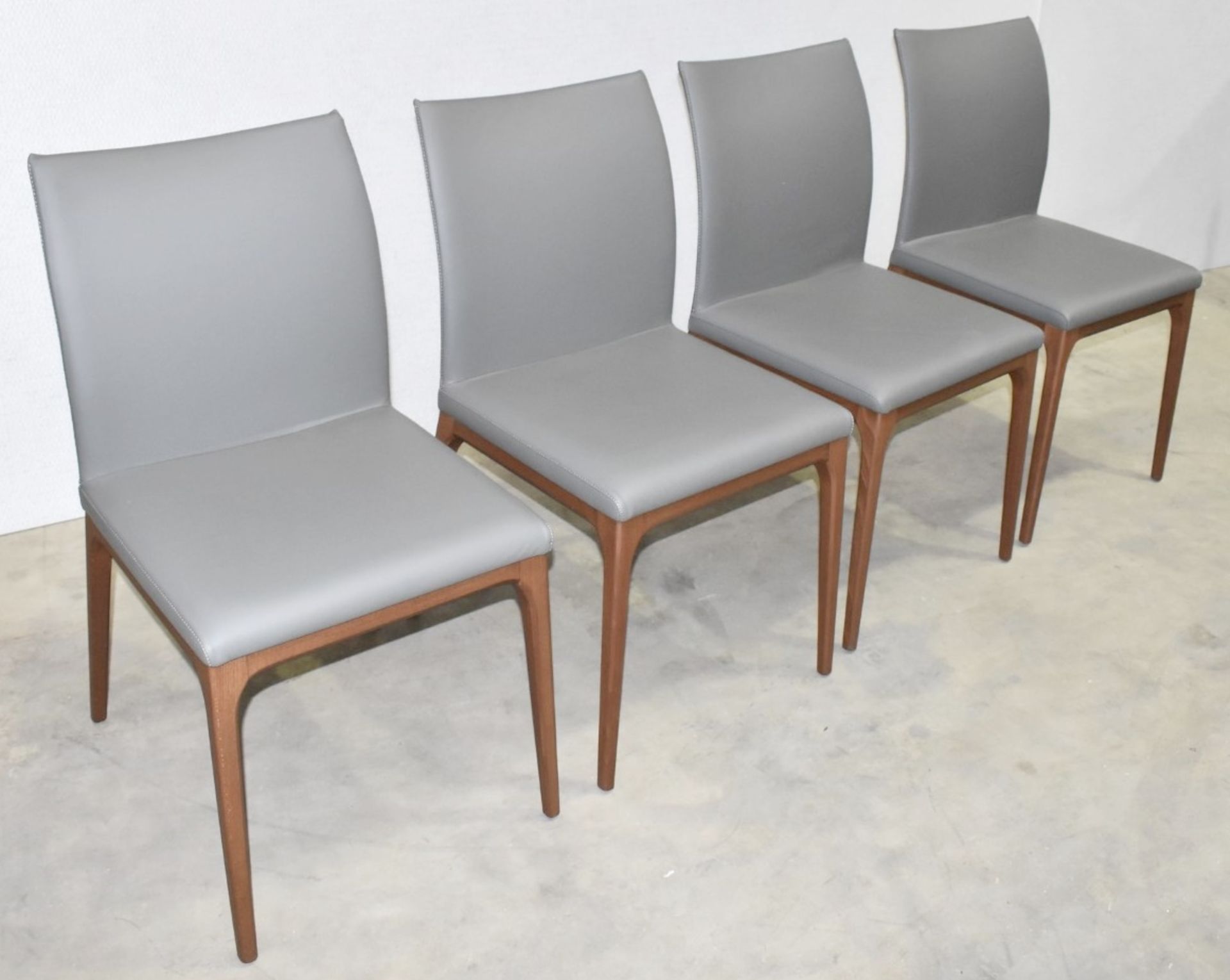 4 x CATTELAN ITALIA 'Arcadia Couture' Leather Upholstered Dining Chairs - Total Original RRP £3,540 - Image 2 of 19