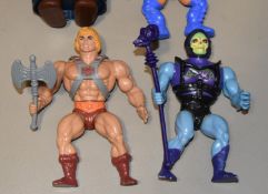 8 x Vintage He-Man Masters of the Universe Figures - Includes Some Original Accessories