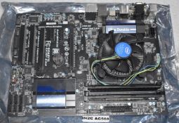 1 x Gigabyte GA-Z87-D3HP Motherboard With an Intel i5-4670k Processor and 4gb Ram