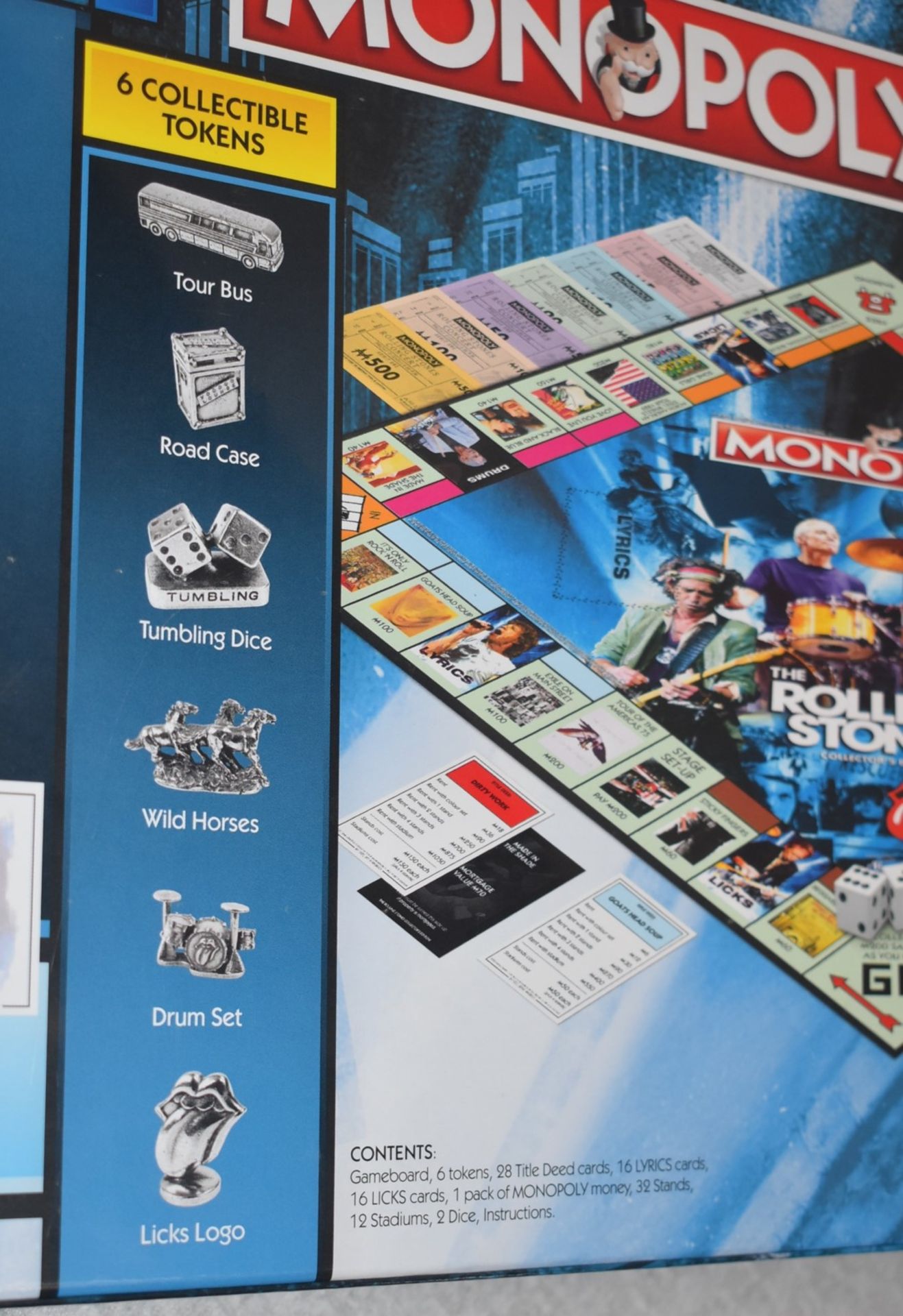 1 x MONOPOLY Collectors Edition ROLLING STONES Board Game - New and Sealed - CL720 - Ref: CA - - Image 2 of 3