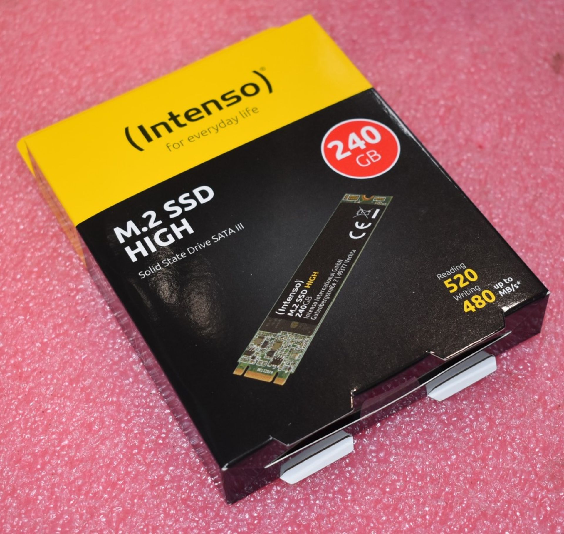 1 x Intenso 240GB M.2 SSD Hard Drive - New Boxed Stock - Bild 2 aus 2