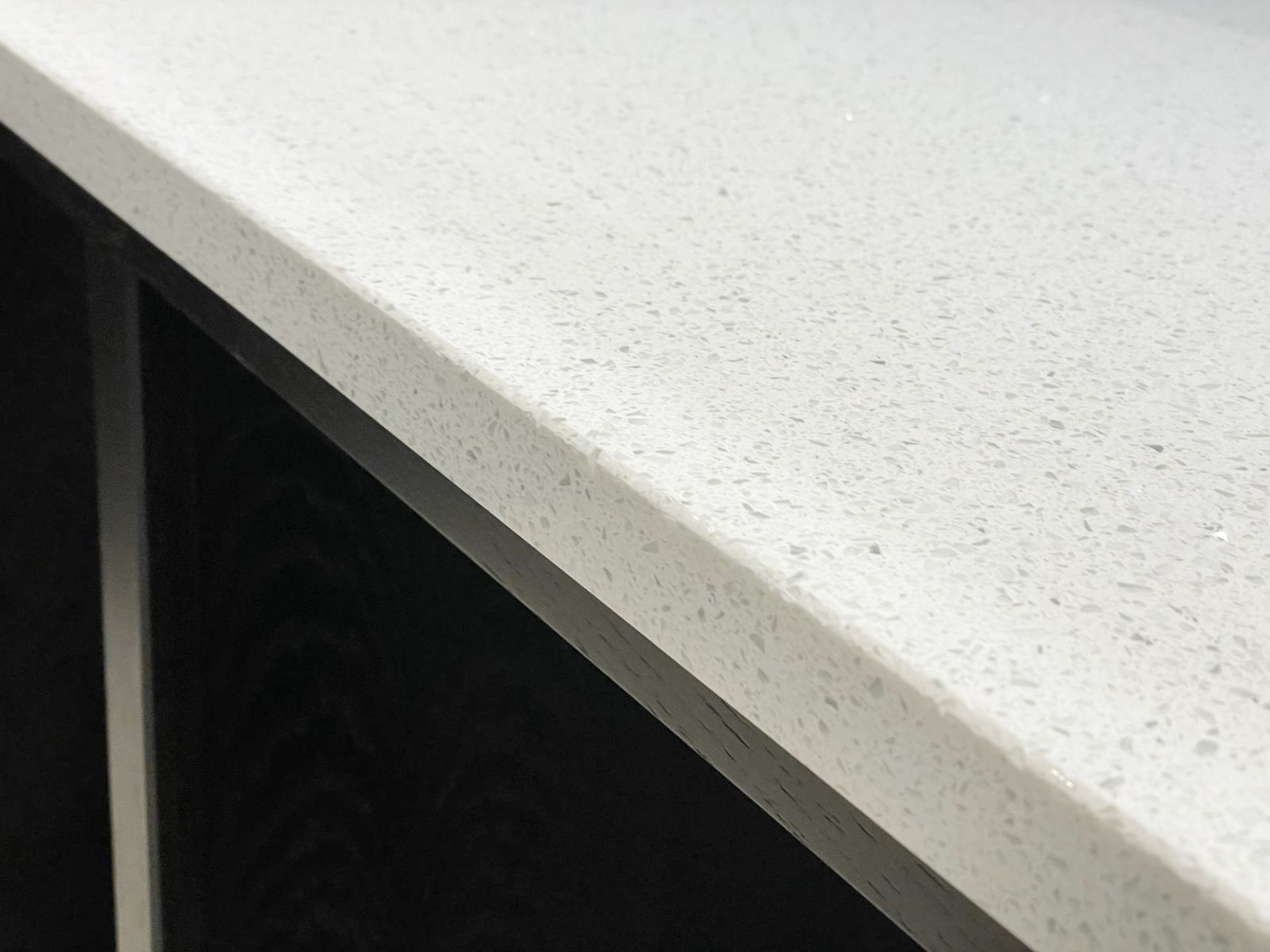 1 x Large Bespoke Fitted Luxury Home Bar with White Terrazzo Quartz Counter Worktops - Image 20 of 38