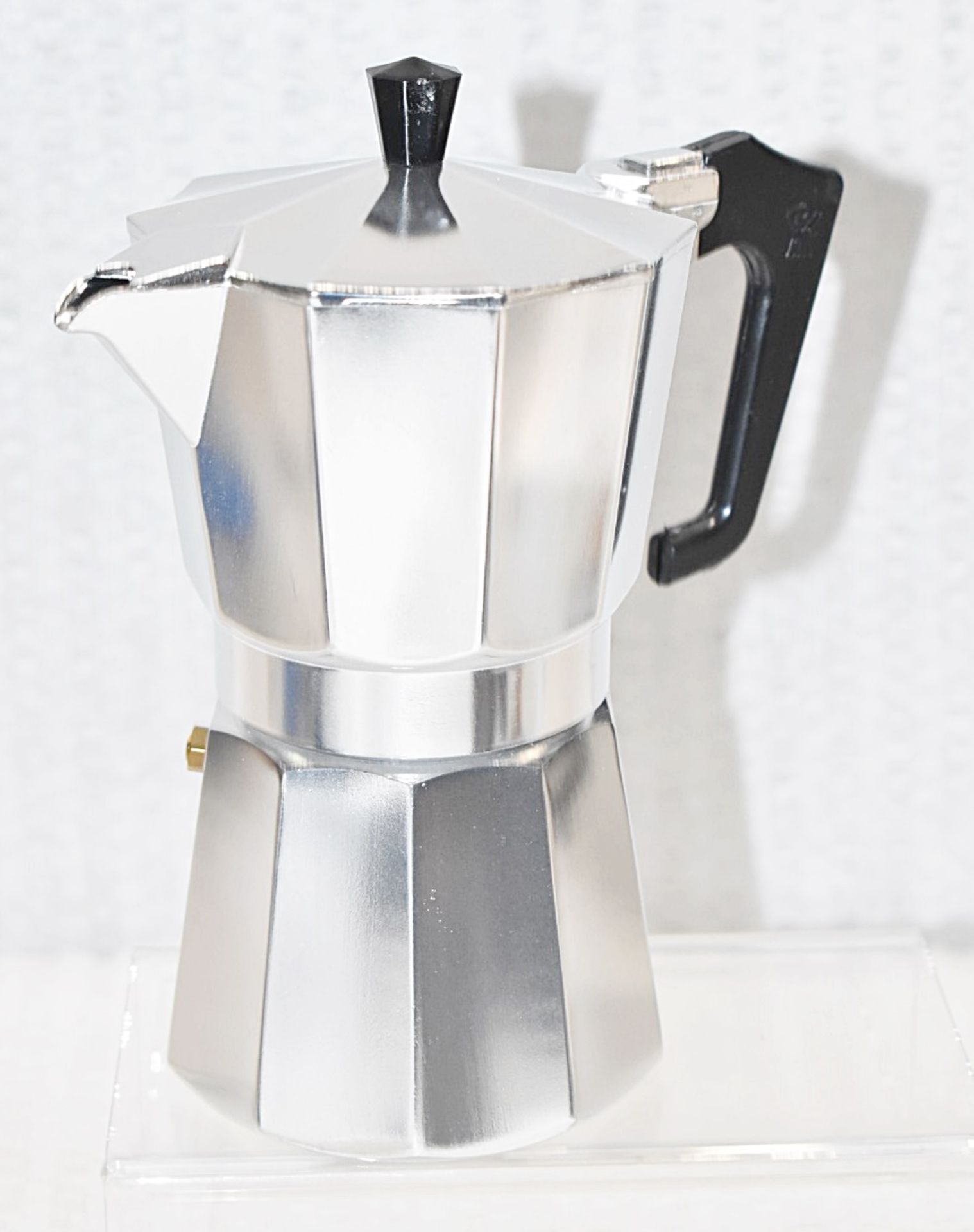 1 x PEZZETTI Italexpress Aluminium Stove Top 6-Cup Moka Pot - Unused Boxed Stock - Ref: HBK364 / - Image 3 of 6