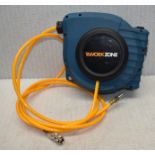 1 x WORKZONE 10 Metre Air Hose Reel - 10 Bar Max. Input Pressure - Ref: K253 - CL905 - Location: Alt