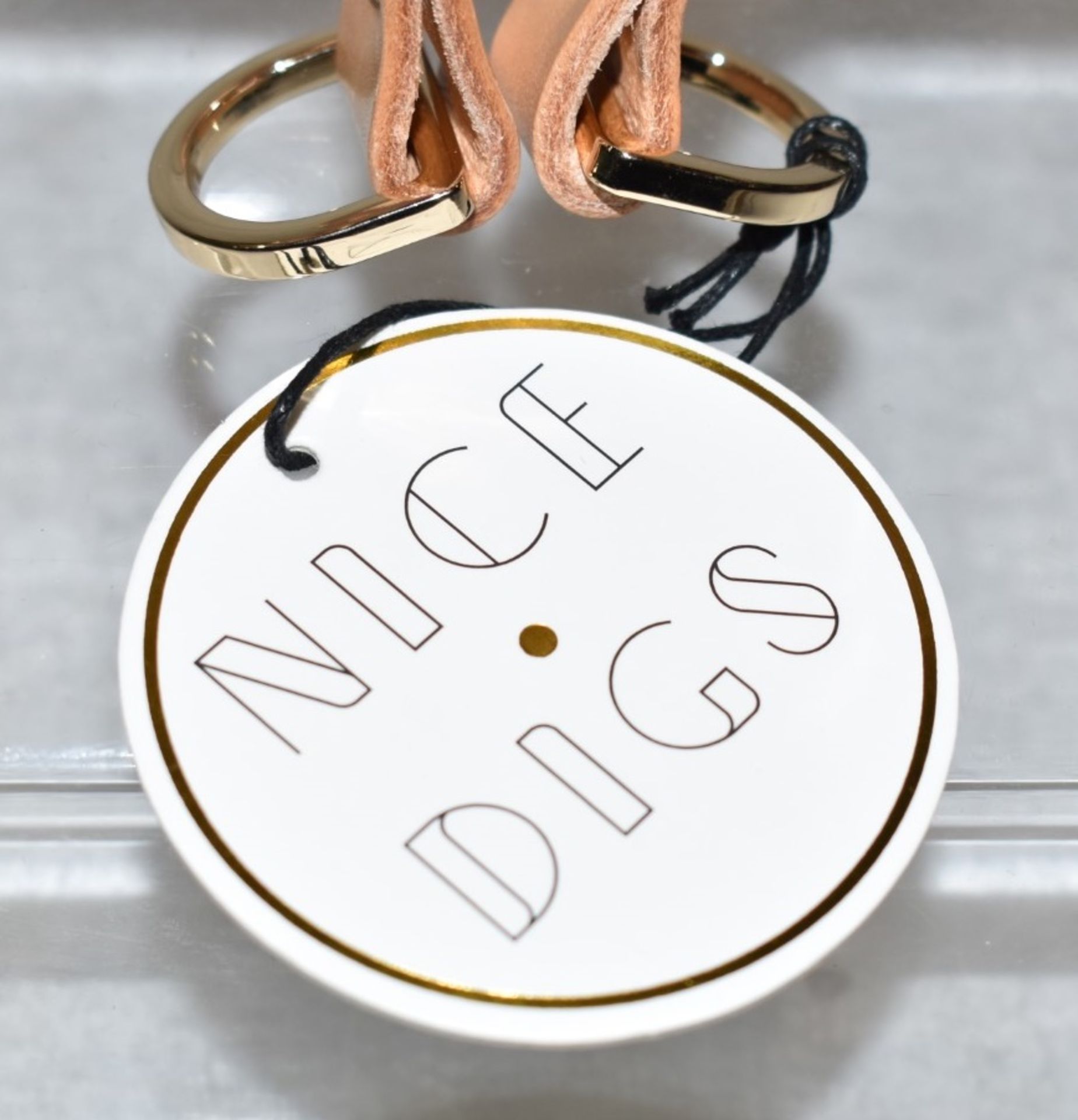 1 x NICE DIGS Spike Memphis Leather Dog Harness (Medium) - Original Price £67.95 - Image 2 of 6