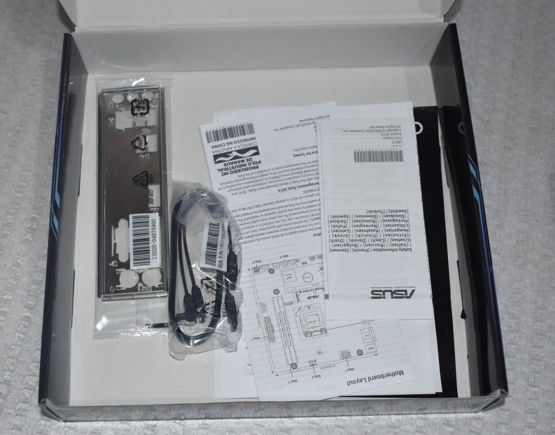 1 x Asus Prime H410M-E Intel LGA1200 Motherboard - Boxed With Accessories - Image 3 of 6