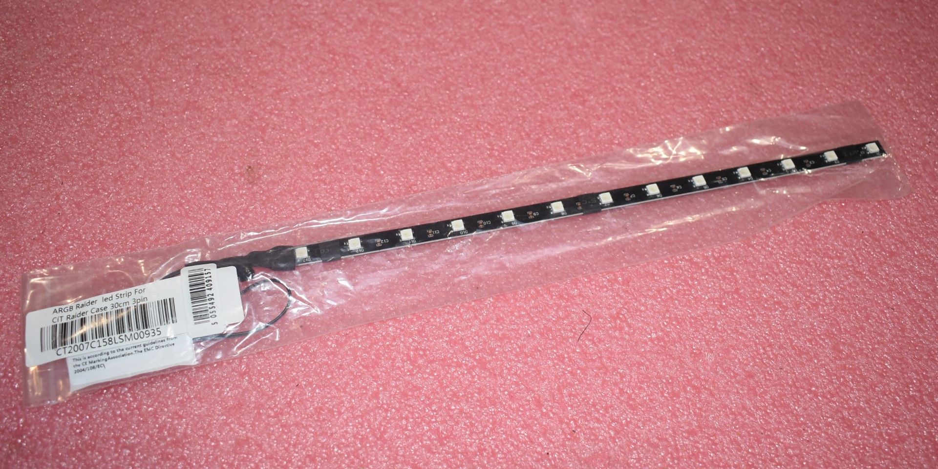 50 x ARGB Raider LED Strips For Computer Cases - 30cm Length With 3 Pin Connectors - Image 3 of 5