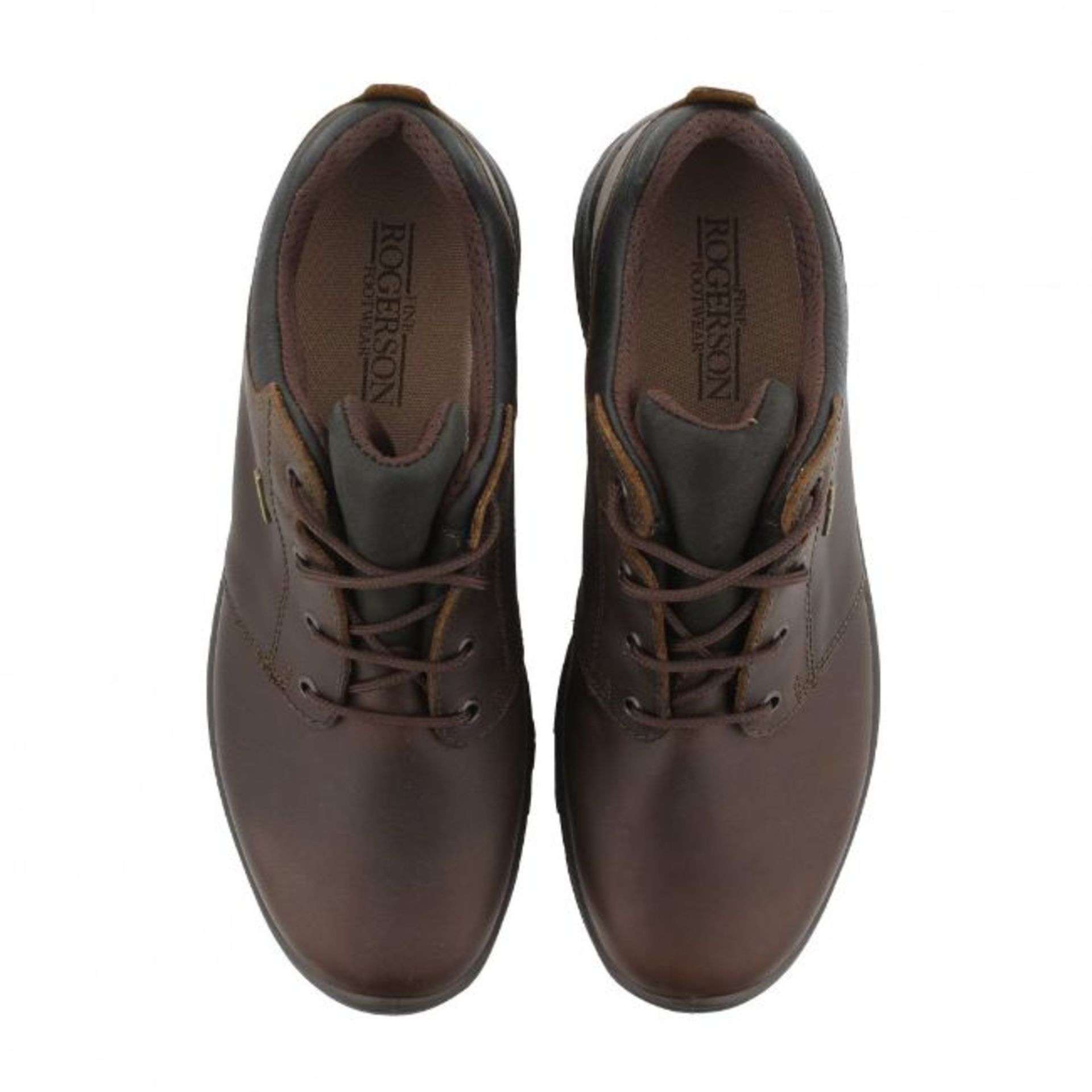1 x Pair of Men's Grisport Brown Leather GriTex Shoes - Rogerson Footwear - Brand New and Boxed - - Image 4 of 8