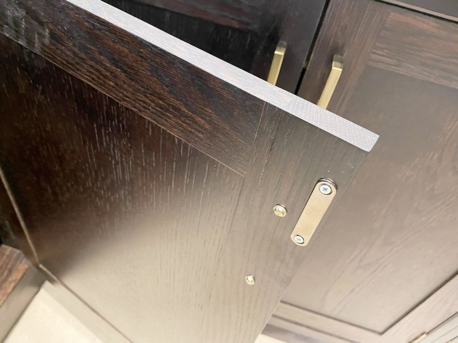 1 x Large Bespoke Fitted Luxury Home Bar with White Terrazzo Quartz Counter Worktops - Bild 34 aus 38