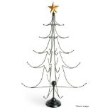 1 x SHISHI Decorative Star-topped Metal Christmas Tree (94cm) - Original Price £145.00 - Unboxed