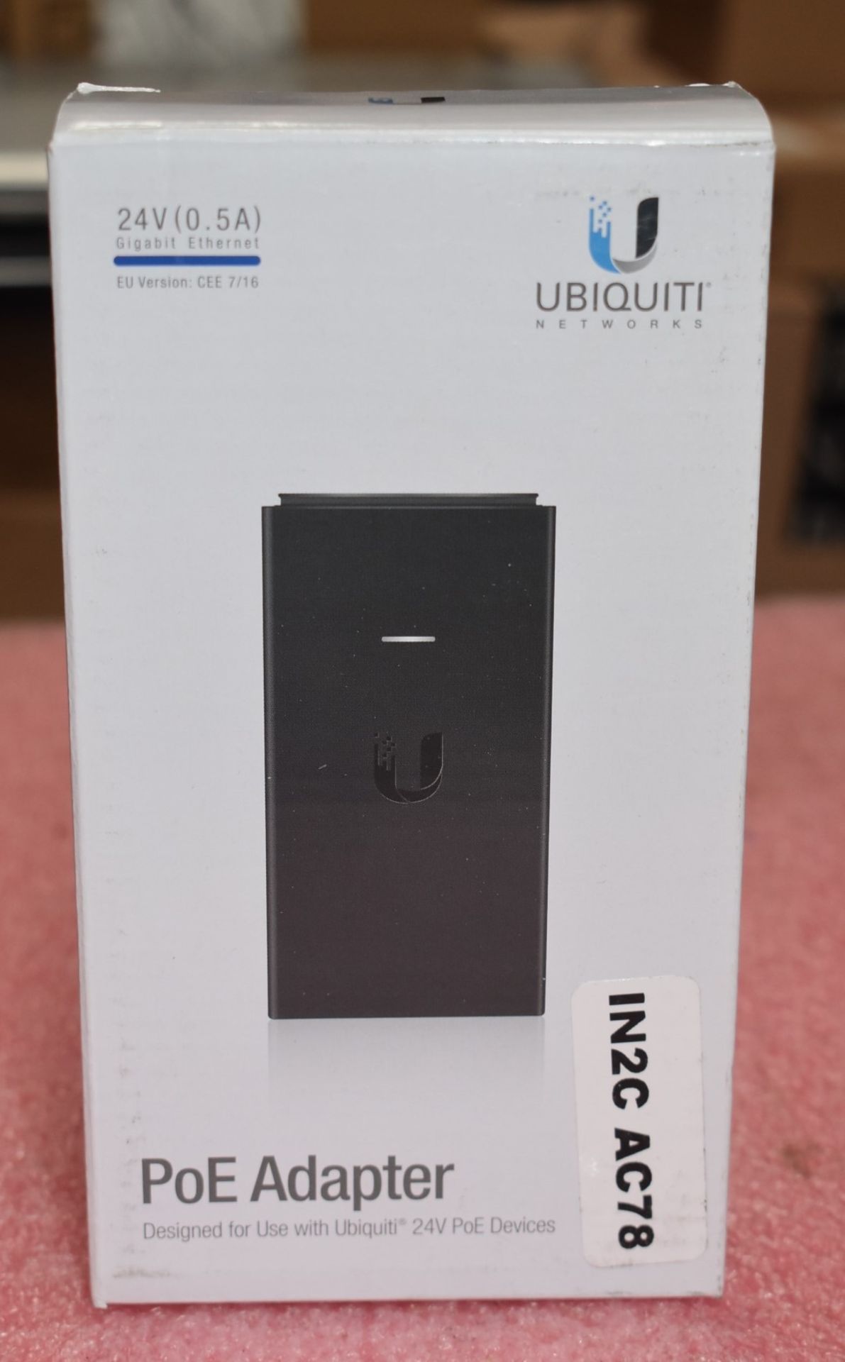 1 x Ubiquiti Gigabit Passive Power Over Ethernet PoE Injector - 24V 0.5A - New Boxed Stock - Image 2 of 6