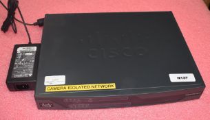 1 x Cisco C881-K9 880 Series Integrated Services Router - Includes Power Adaptor