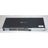 1 x HP Procurve 1810G 24 Port J9450A Switch