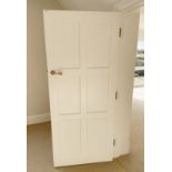 1 x Solid Wood Painted Internal Door, White