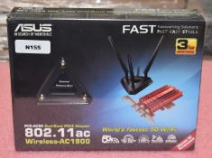 1 x Asus PCE-AC68 Dual Band 802.11ac Wireless PCI-E WiFi Adaptor - New and Boxed
