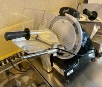 1 x Berkel Meat Slicer With 250mm Gravity Blade - Model: RSBGM0100000N