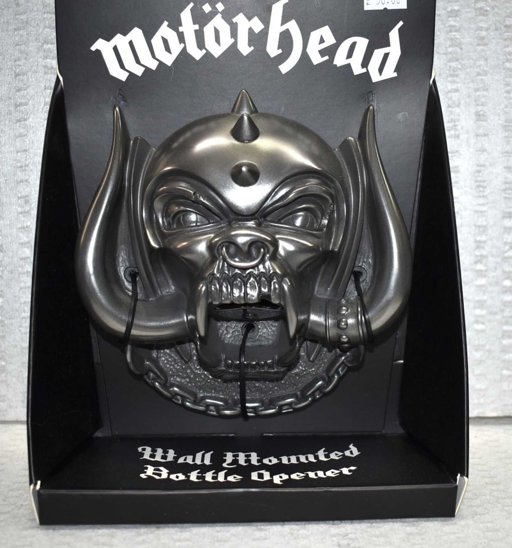 1 x Motorhead Wall Mounted Bottle Opener - Snaggletooth With a Gun Metal Finish - By Beer - Image 5 of 7