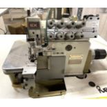 1 x Pagasus EX 5714 83B Overlocking Industrial Sewing Machine With Table