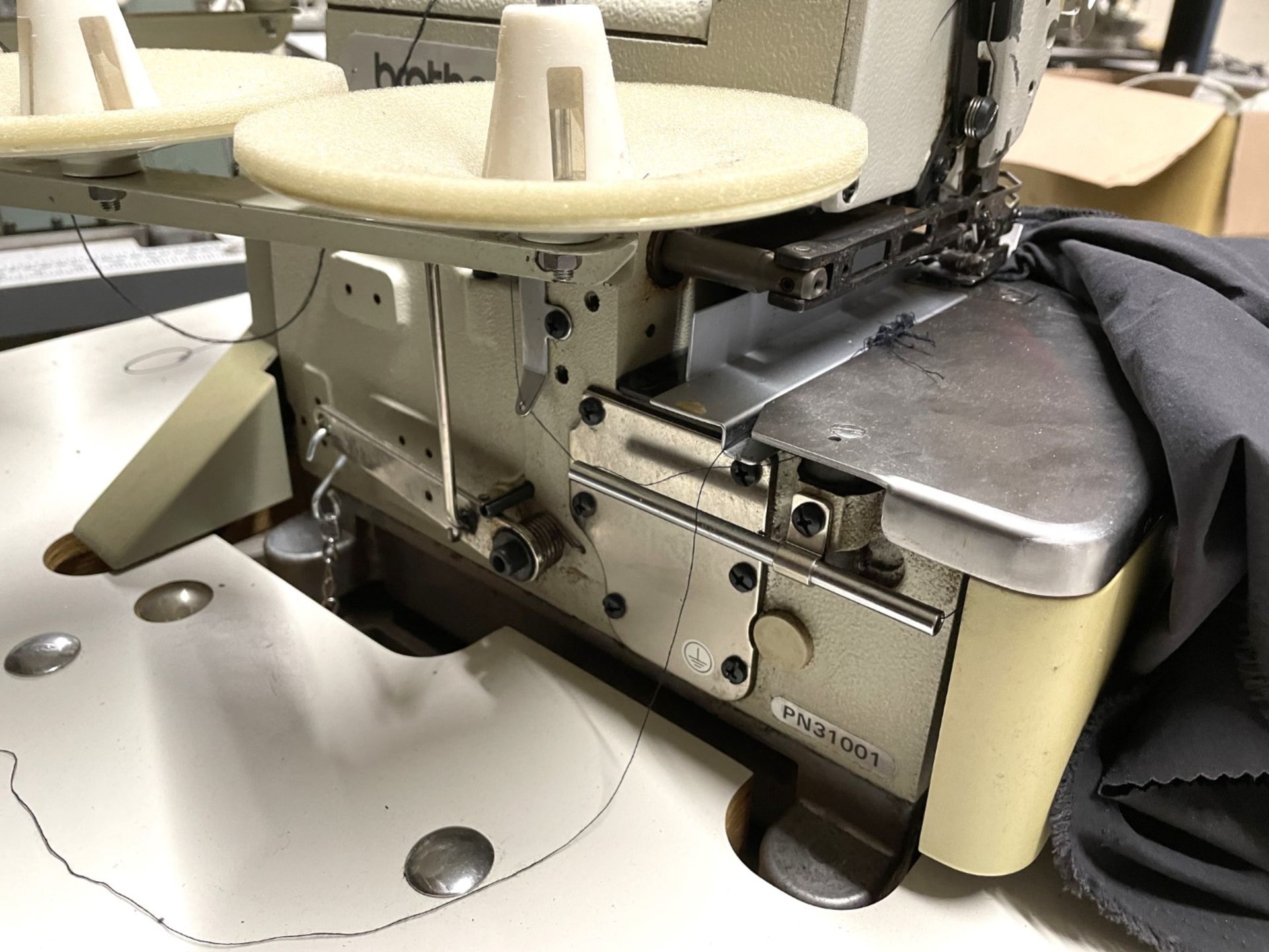 1 x Brother N Series MA4-N31-63-5 Industrial Single Needle Lockstitch Sewing Machine With Table - Image 10 of 20