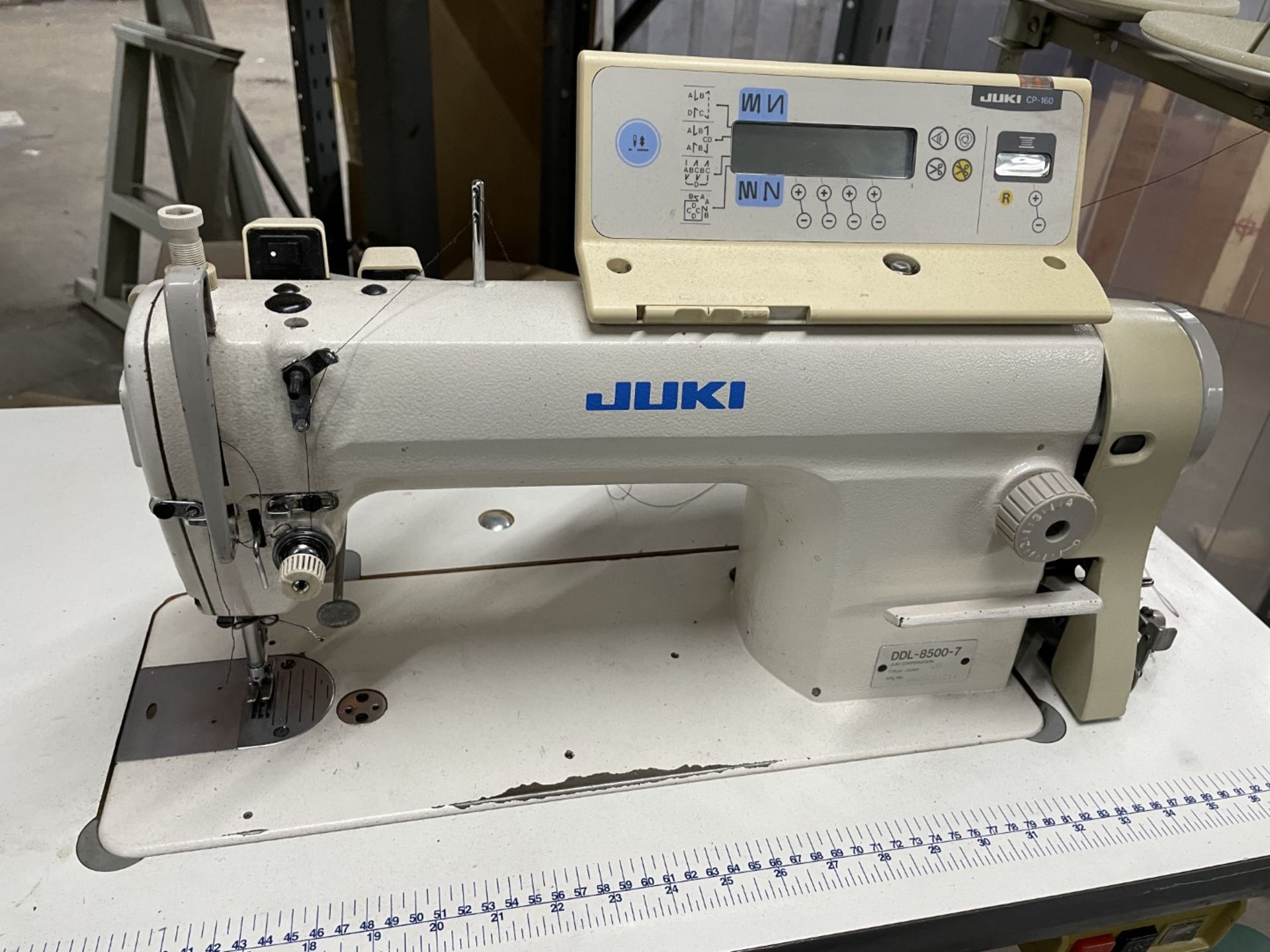 1 x Juki DDL850 Single Needle Automatic Lockstitch Industrial Sewing Machine With Table