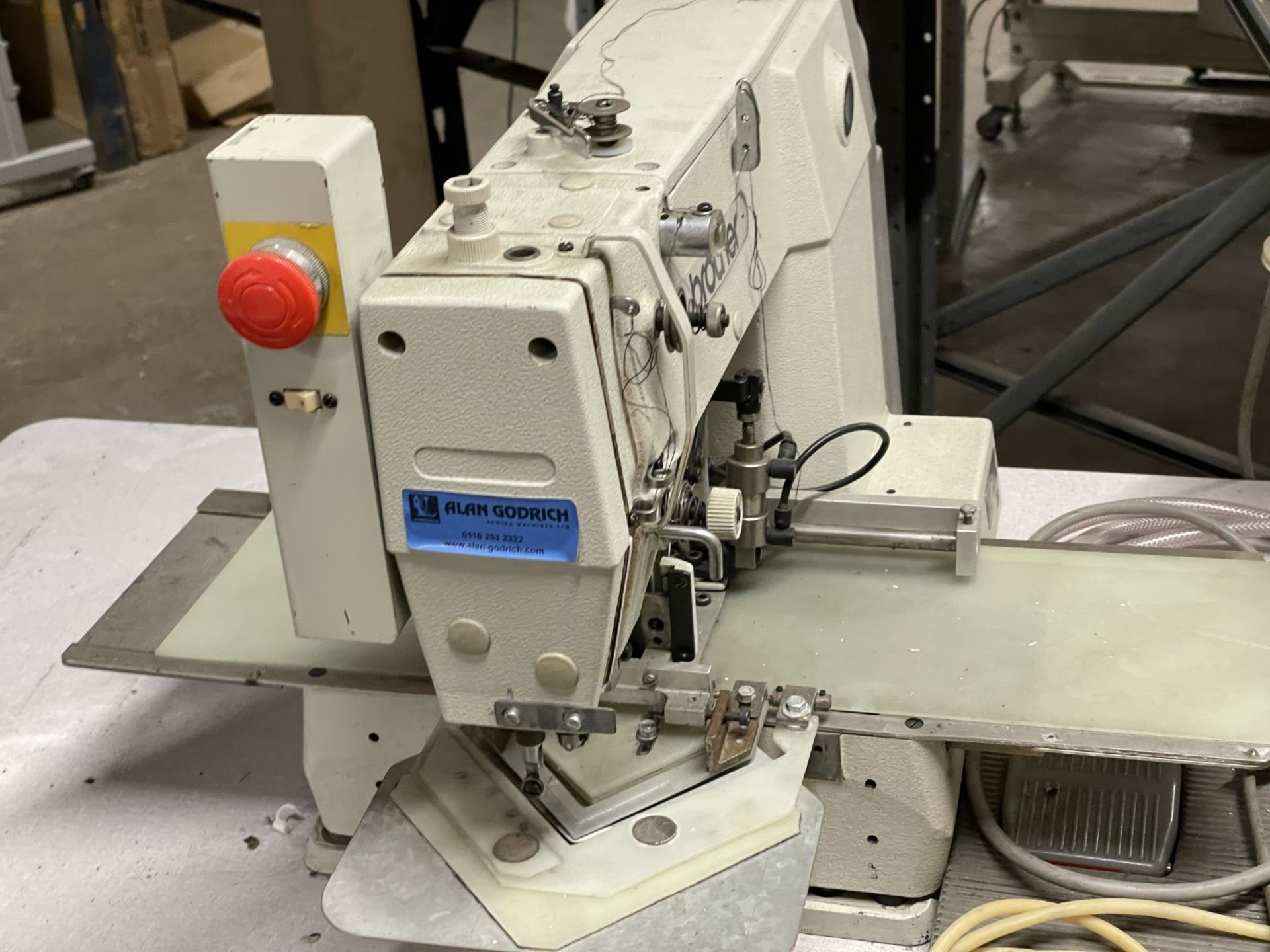 1 x Brother BAS 304A Programmable Electronic Pattern Sewer Industrial Sewing Machine With Table - Image 8 of 27