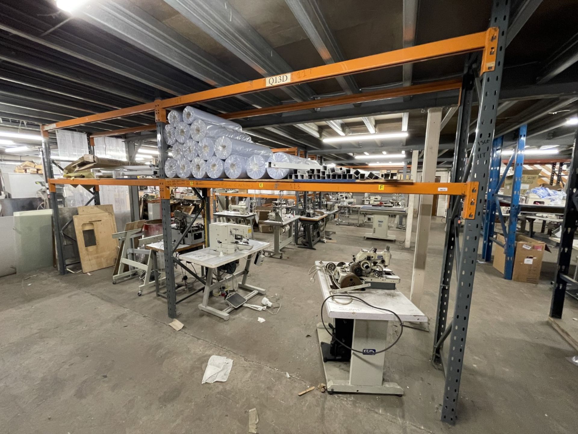 2 x Bays of Dexion Racking - Includes 3 x Uprights and 8 x Crossbeams - Dimensions: H270 x D68 cms