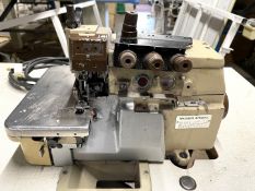 1 x Mauser Spezial 9652-184K Industrial Overlock Sewing Machine With Table