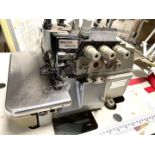 1 x Mauser Spezial 9752-243FD2 Industrial Overlock Sewing Machine With Table