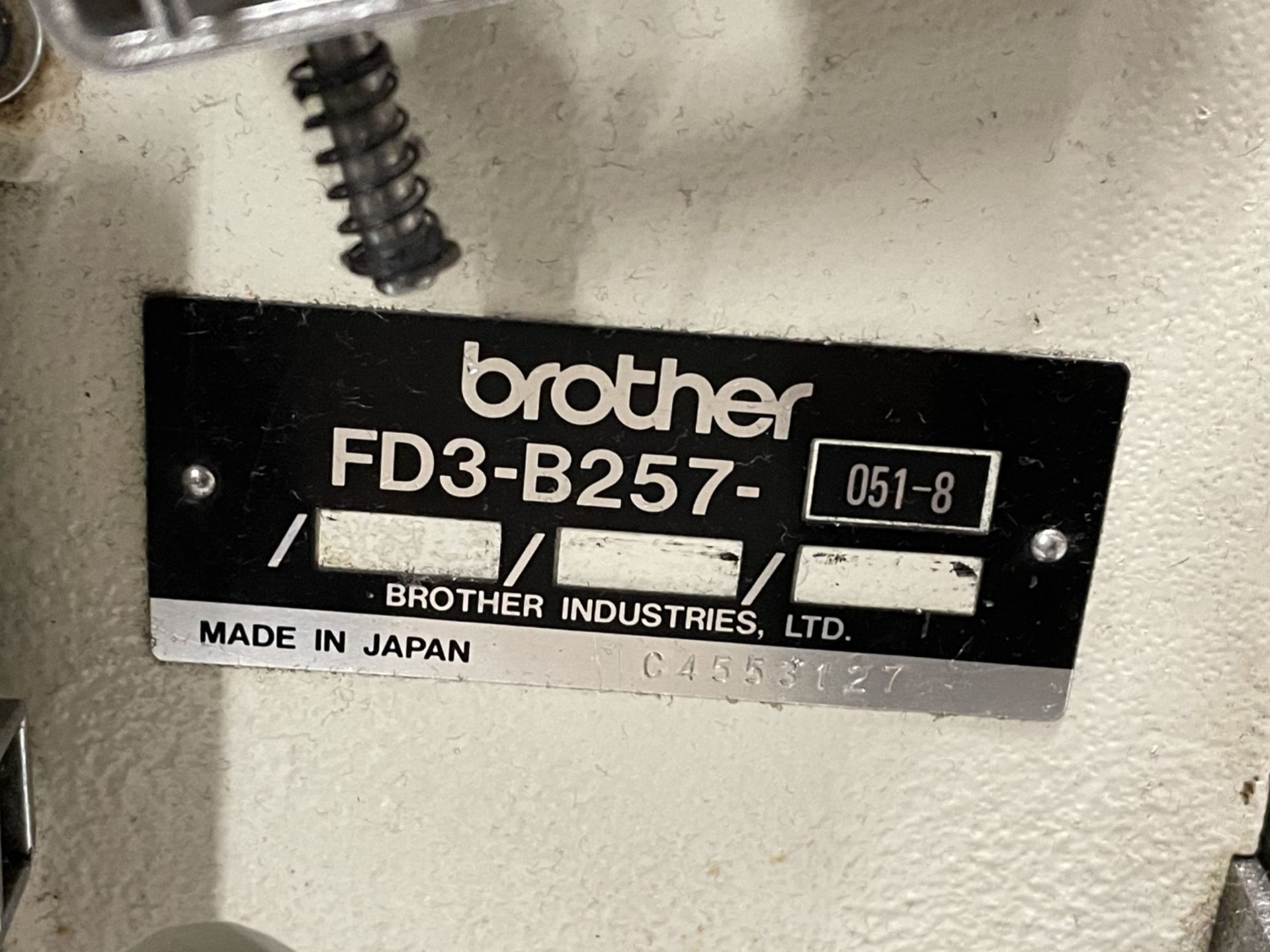 1 x Brother FD3-B257 Cylinder Bed Covering Stitcher and Thread Trimmer Industrial Sewing Machine Wit - Image 6 of 22