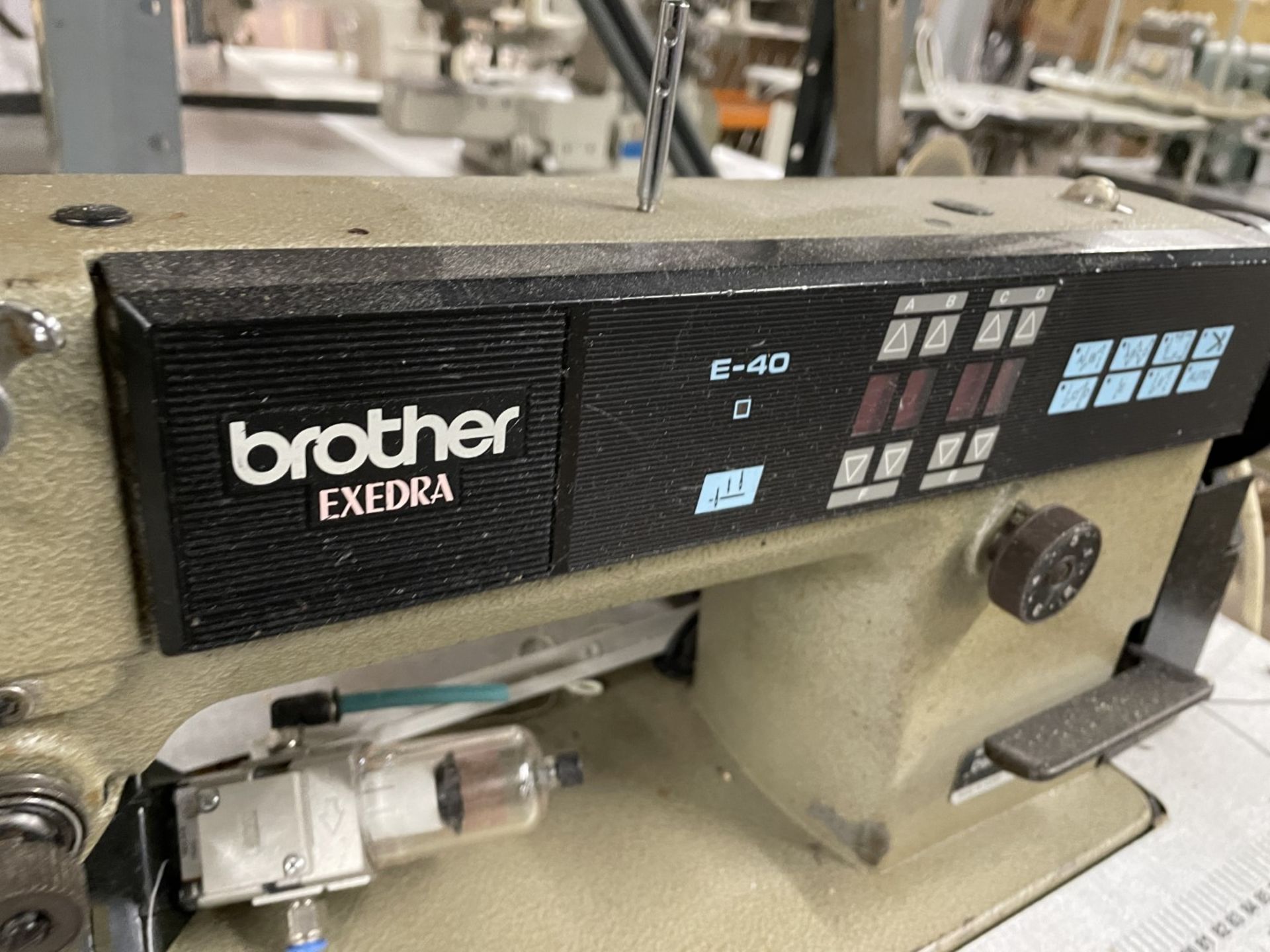 1 x Brother Excedra DB2 B737 Single Needle Lockstitch Industrial Sewing Machine With Table - Image 3 of 19