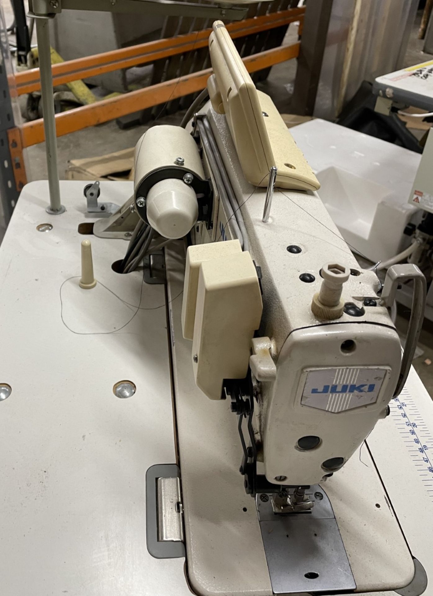 1 x Juki DDL850 Single Needle Automatic Lockstitch Industrial Sewing Machine With Table - Image 14 of 16