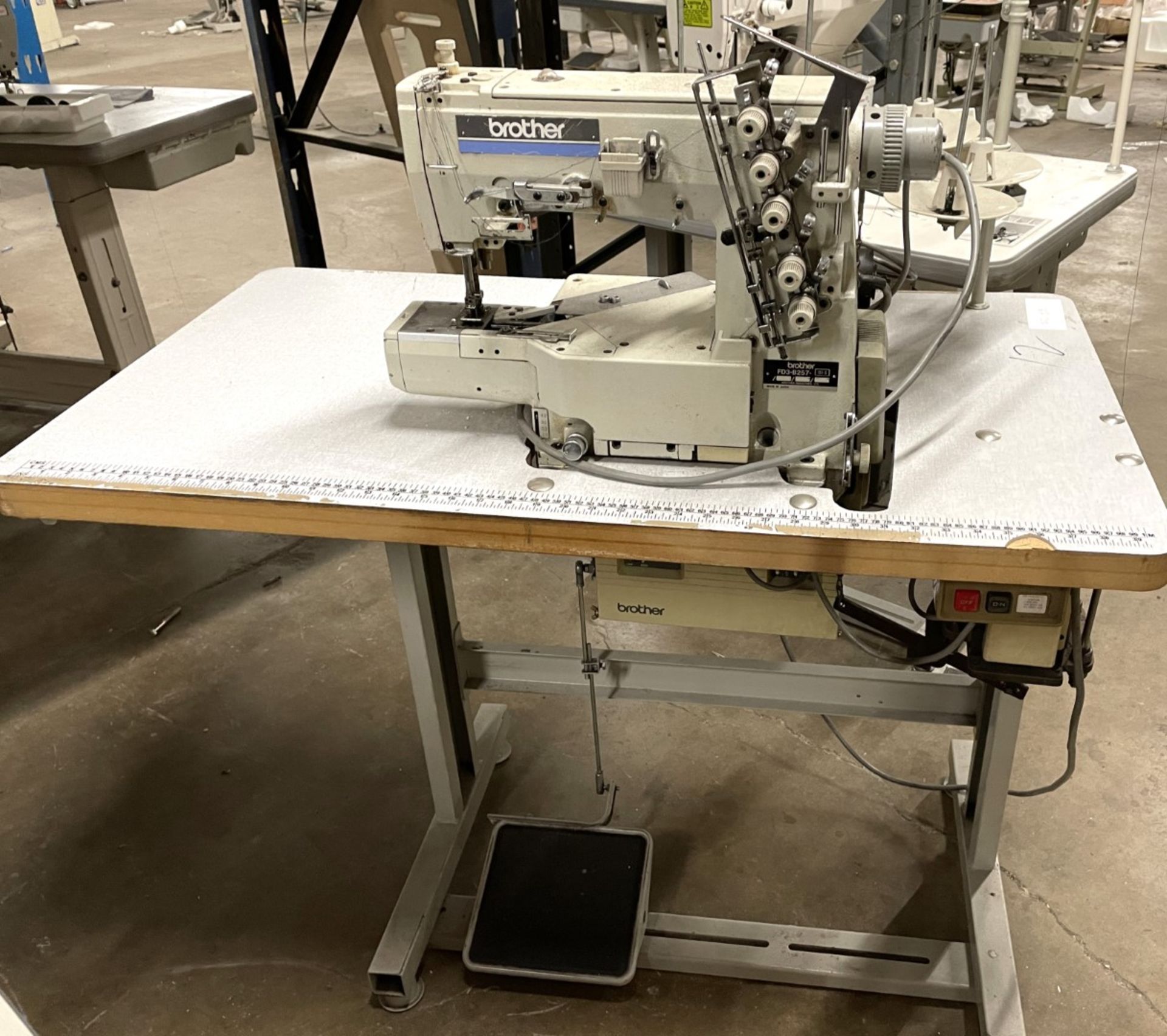 1 x Brother FD3-B257 Cylinder Bed Covering Stitcher and Thread Trimmer Industrial Sewing Machine Wit - Image 2 of 22