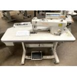 1 x Sunstar KM2300 Single Needle Lockstitch Industrial Sewing Machine With Table