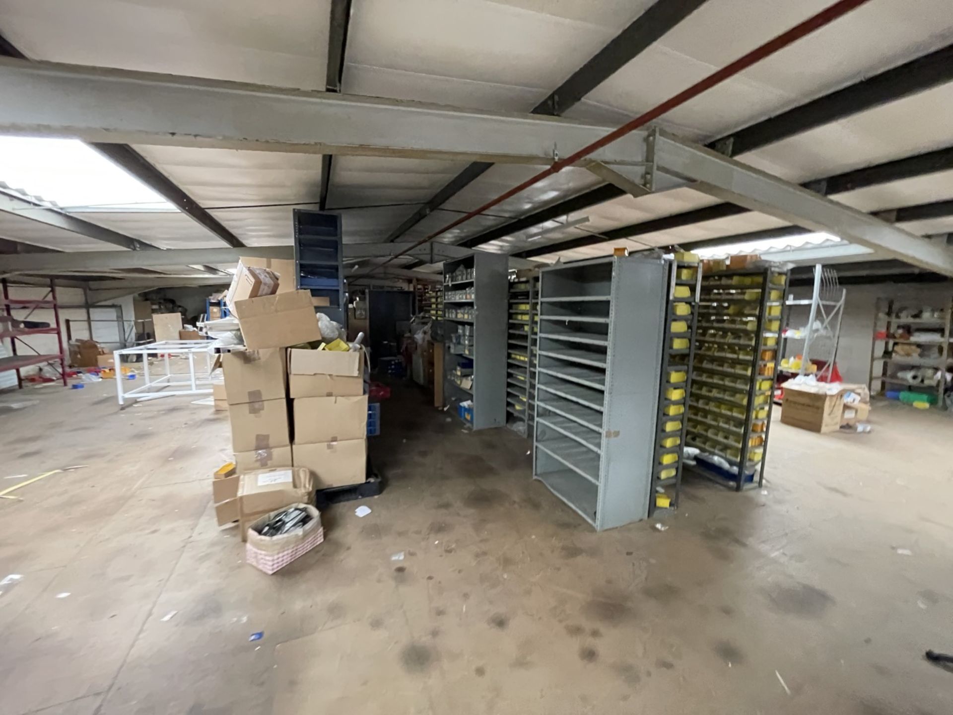 1 x Warehouse Mezzanine Floor With Floor Boards, Lights and Steel Staircase - Approx Size: 16 x 9m - Image 28 of 28